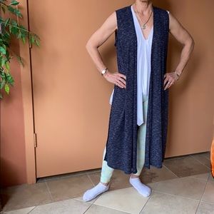 Lularoe Joy  long vest size M
